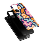 Midnight Color Splash | Abstract Retro Samsung Case Samsung Case Casetry 