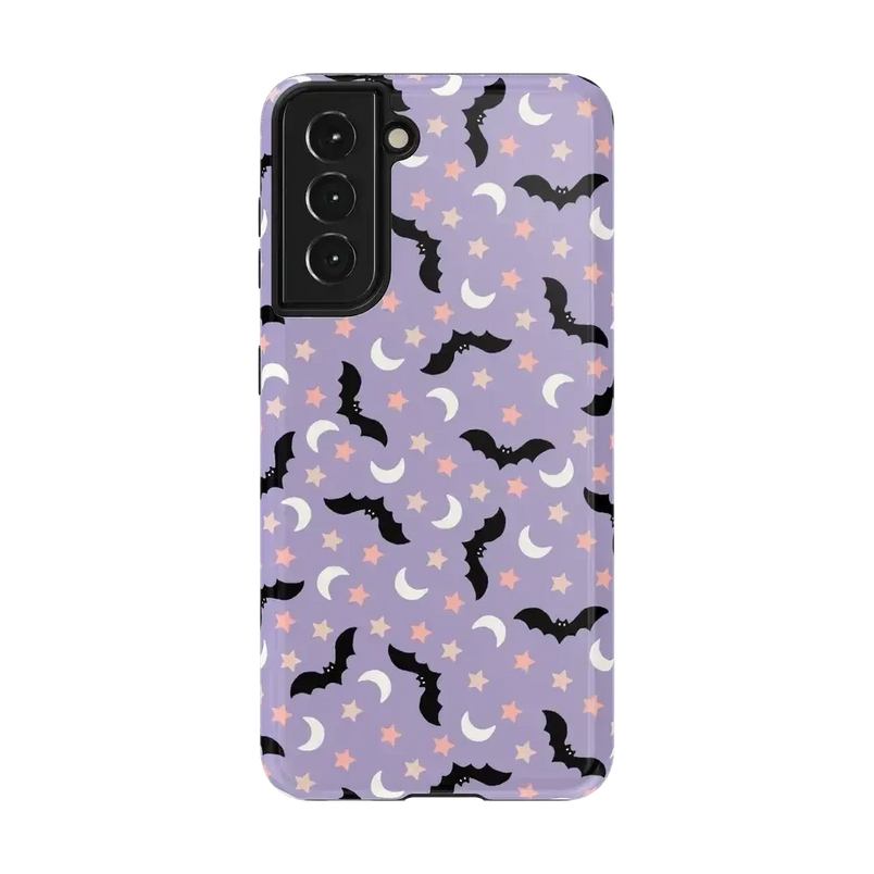 Midnight Flight | Celestial Bats Case Phone Case get.casely Essential Galaxy S21 