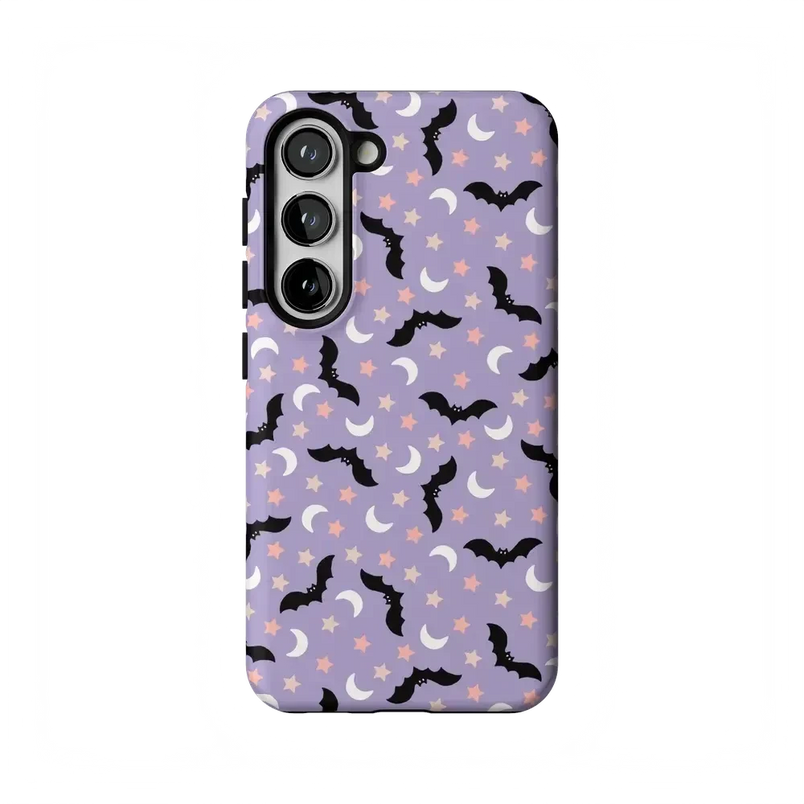 Midnight Flight | Celestial Bats Case Phone Case get.casely Essential Galaxy S23 