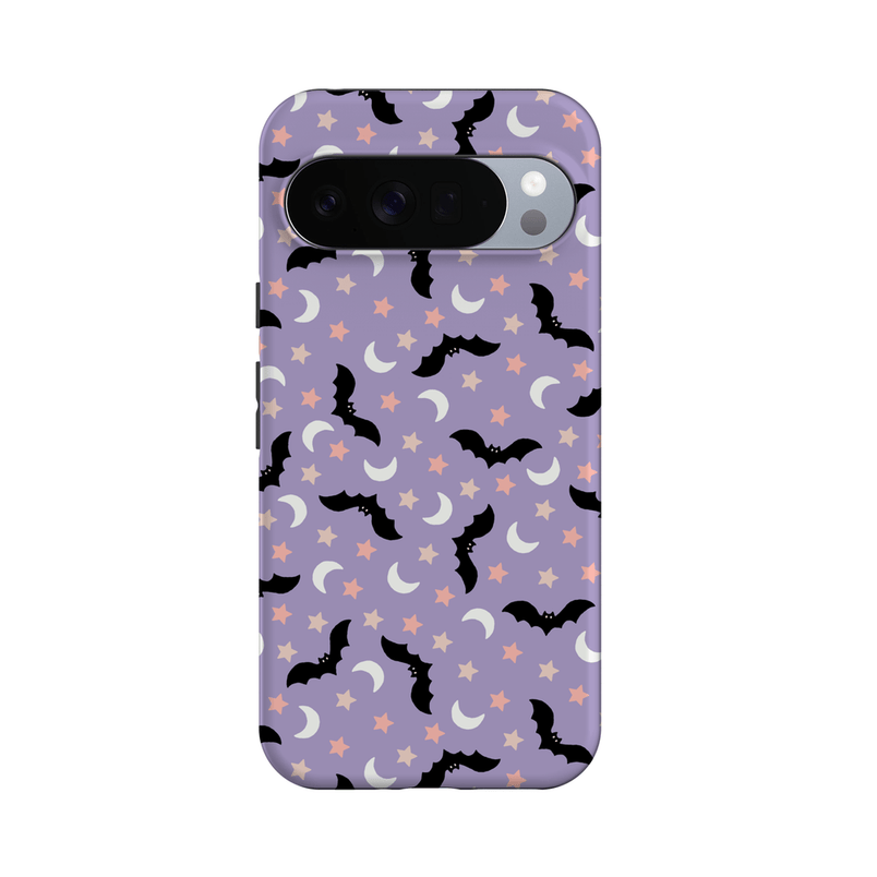 Midnight Flight | Celestial Bats Case Phone Case get.casely Essential + MagSafe® Google Pixel 10 Pro XL 