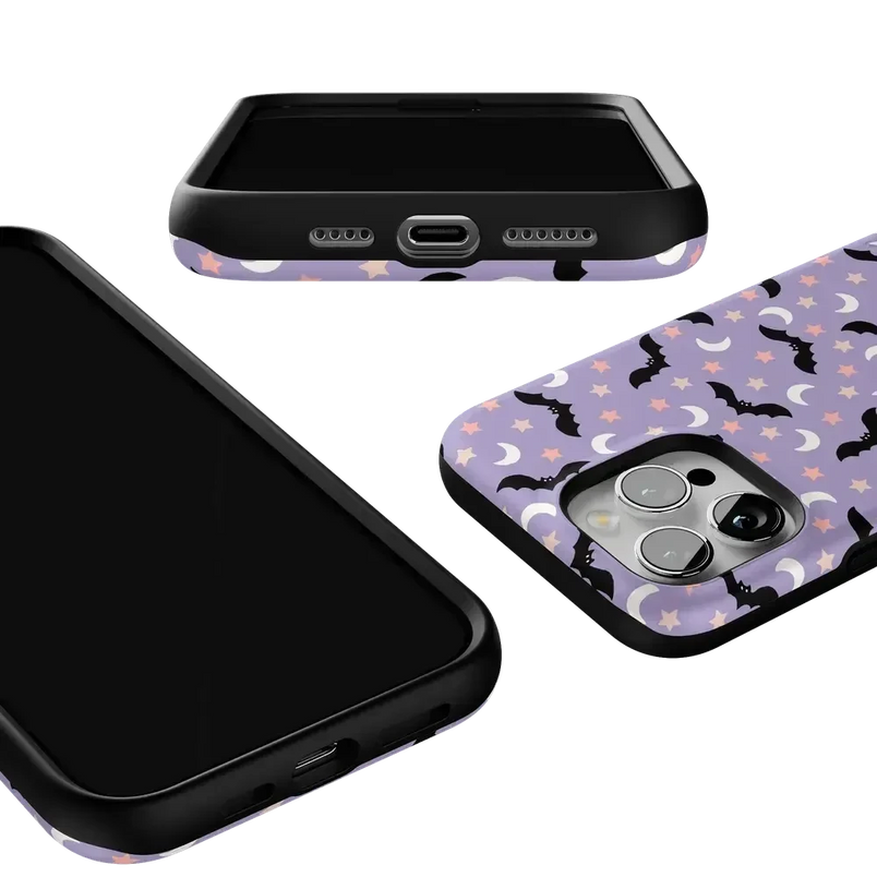 Midnight Flight | Celestial Bats Case Phone Case get.casely 