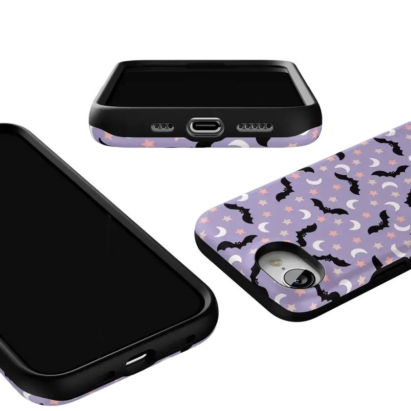 Midnight Flight | Celestial Bats Case Phone Case get.casely 
