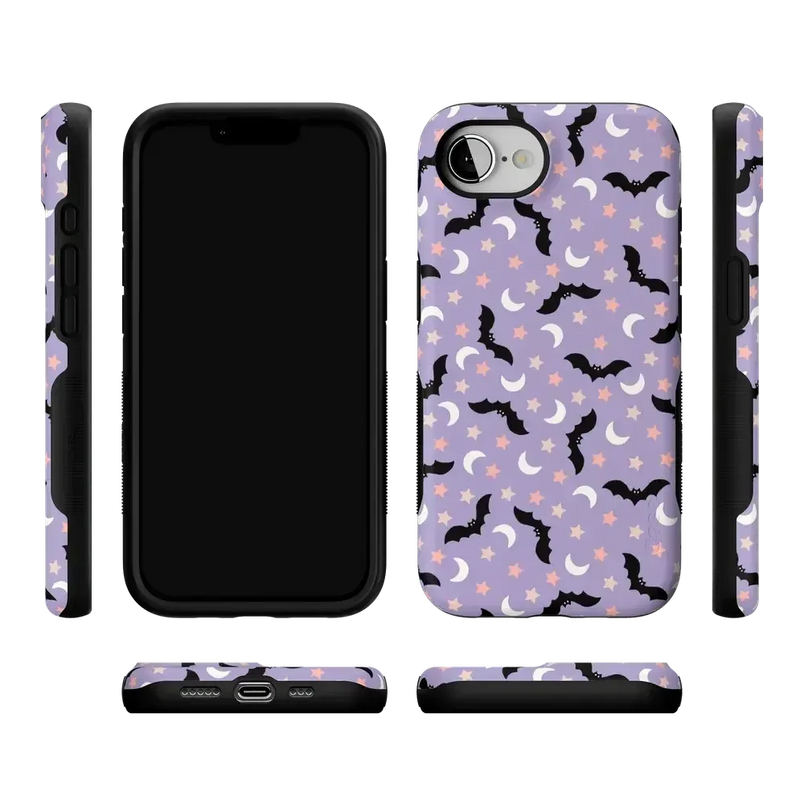 Midnight Flight | Celestial Bats Case Phone Case get.casely 