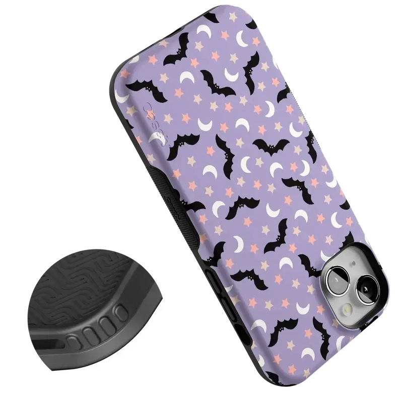 Midnight Flight | Celestial Bats Case Phone Case get.casely 