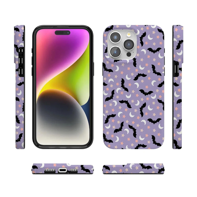 Midnight Flight | Celestial Bats Case Phone Case get.casely 
