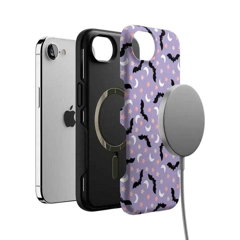 Midnight Flight | Celestial Bats Case Phone Case get.casely 