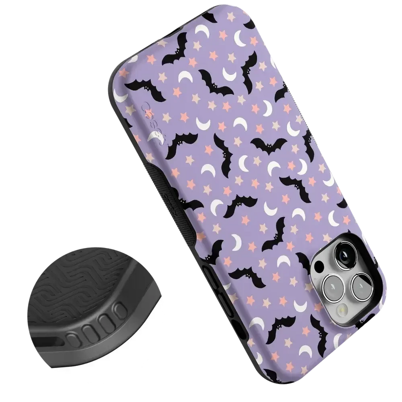 Midnight Flight | Celestial Bats Case Phone Case get.casely 