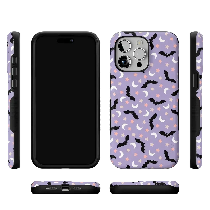 Midnight Flight | Celestial Bats Case Phone Case get.casely 