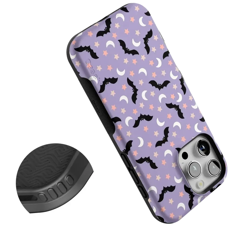 Midnight Flight | Celestial Bats Case Phone Case get.casely 