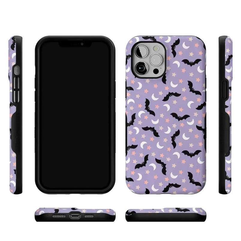 Midnight Flight | Celestial Bats Case Phone Case get.casely 