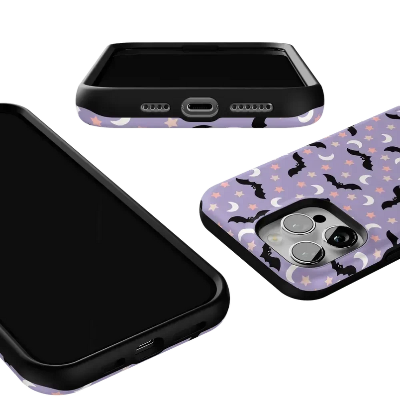 Midnight Flight | Celestial Bats Case Phone Case get.casely 