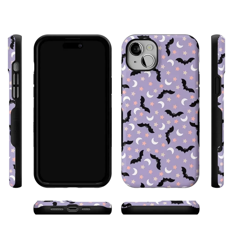 Midnight Flight | Celestial Bats Case Phone Case get.casely 