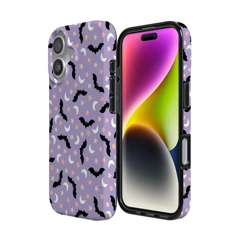 Midnight Flight | Celestial Bats Case Phone Case get.casely 