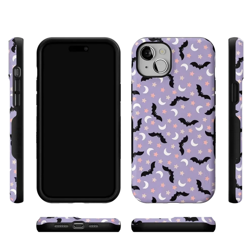 Midnight Flight | Celestial Bats Case Phone Case get.casely 