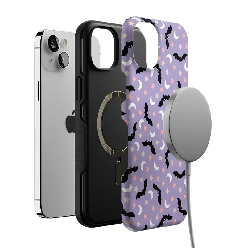 Midnight Flight | Celestial Bats Case Phone Case get.casely 