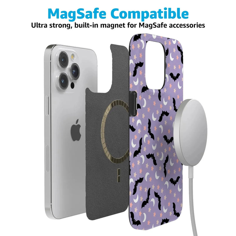 Midnight Flight | Celestial Bats Case Phone Case get.casely 