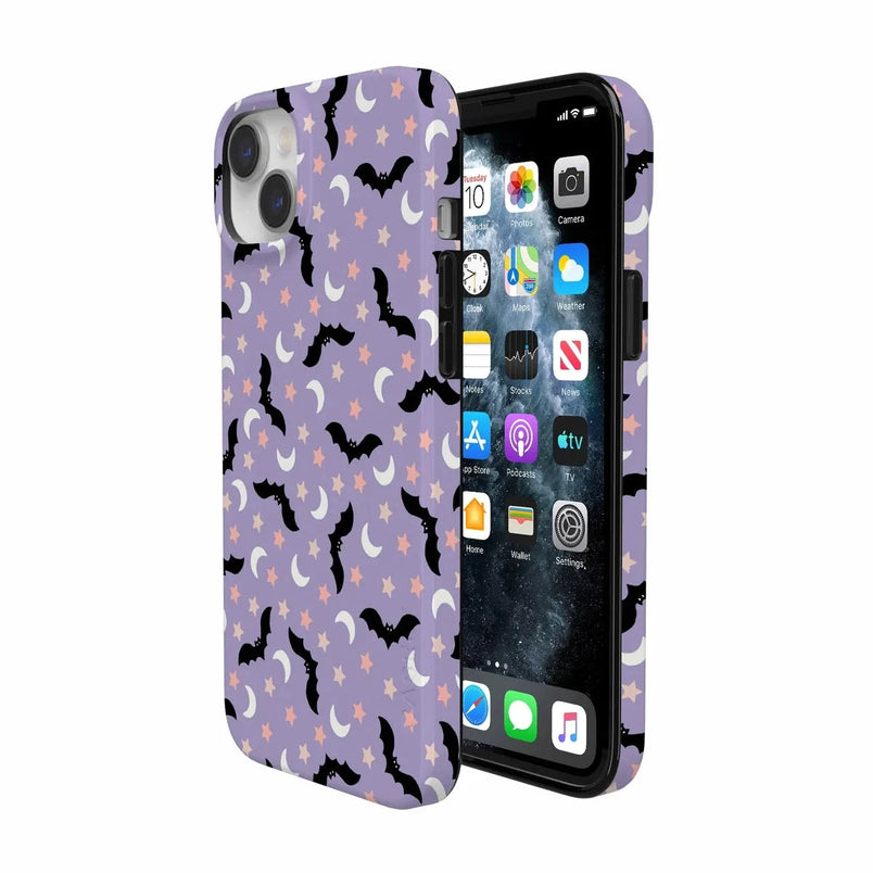 Midnight Flight | Celestial Bats Case Phone Case get.casely 
