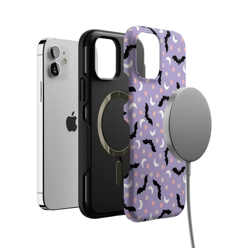 Midnight Flight | Celestial Bats Case Phone Case get.casely 