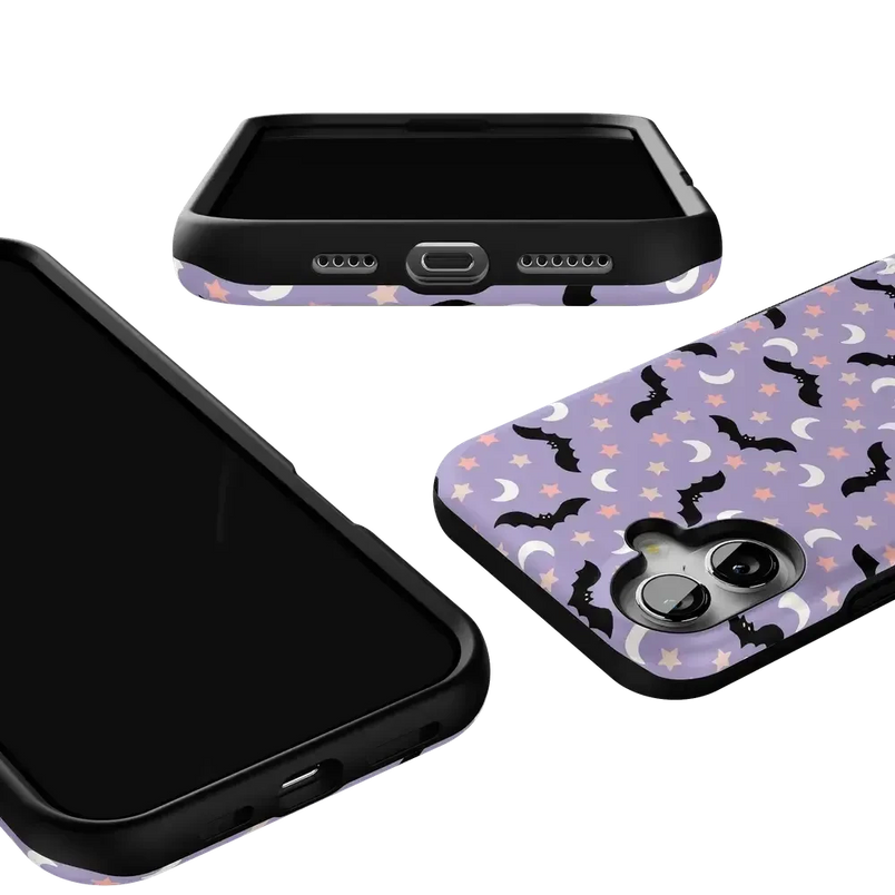 Midnight Flight | Celestial Bats Case Phone Case get.casely 