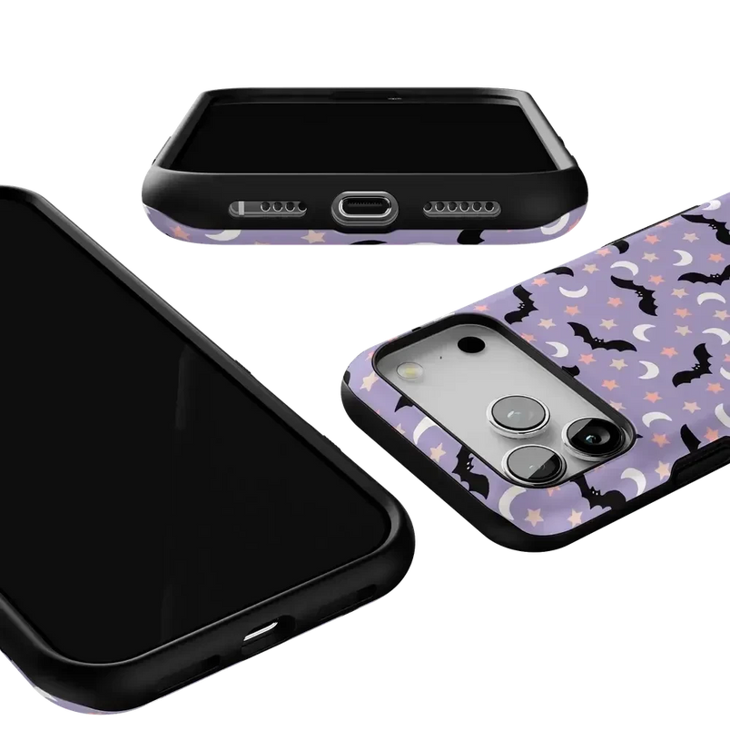 Midnight Flight | Celestial Bats Case Phone Case get.casely 
