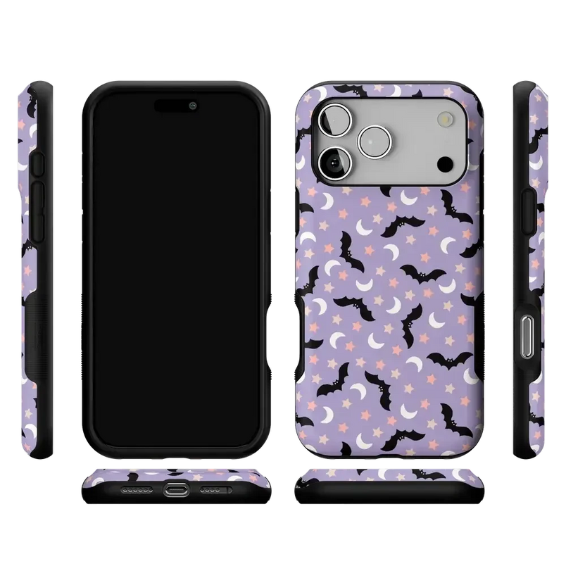 Midnight Flight | Celestial Bats Case Phone Case get.casely 