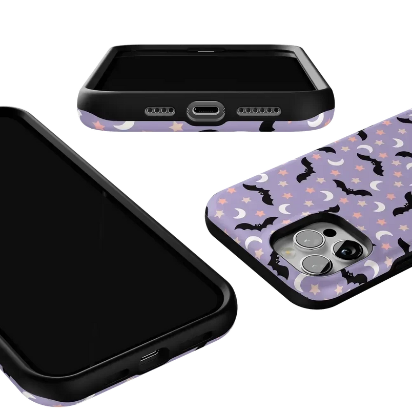 Midnight Flight | Celestial Bats Case Phone Case get.casely 