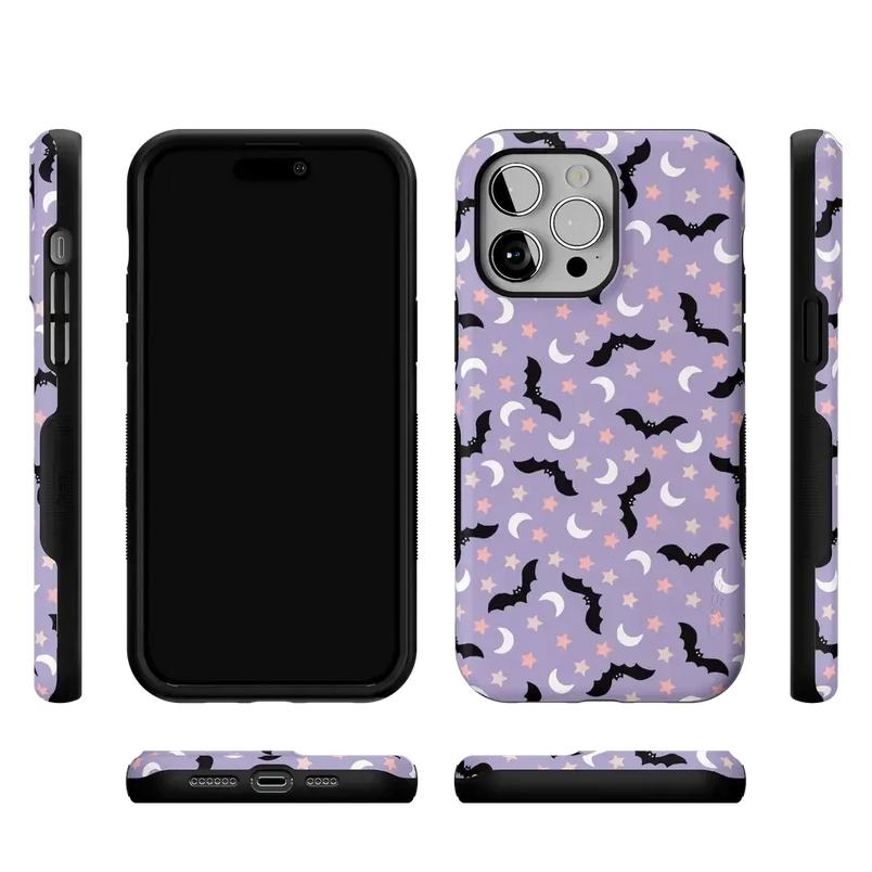 Midnight Flight | Celestial Bats Case Phone Case get.casely 
