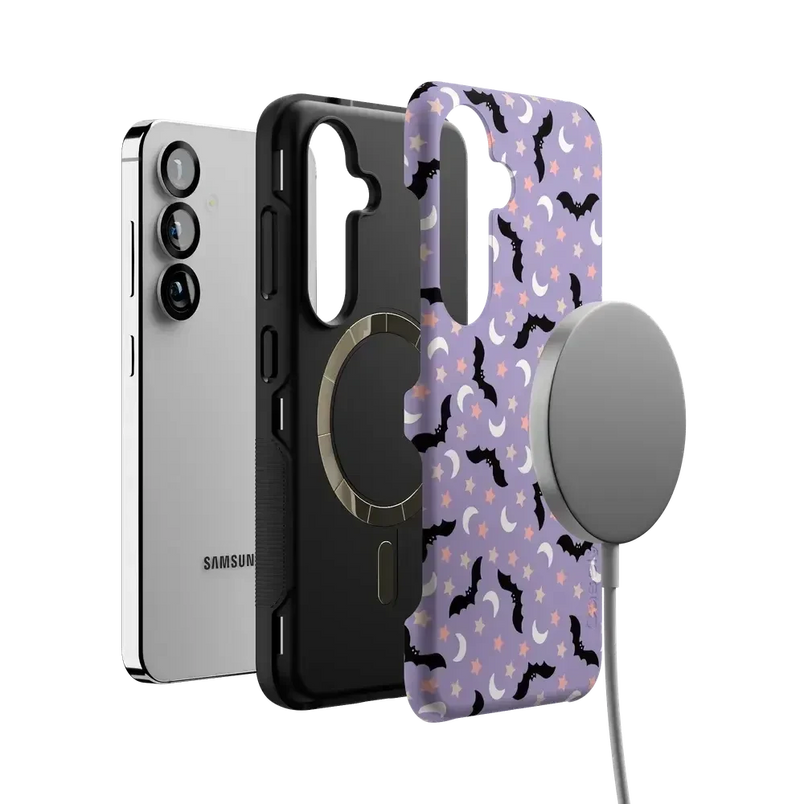 Midnight Flight | Celestial Bats Case Phone Case get.casely 