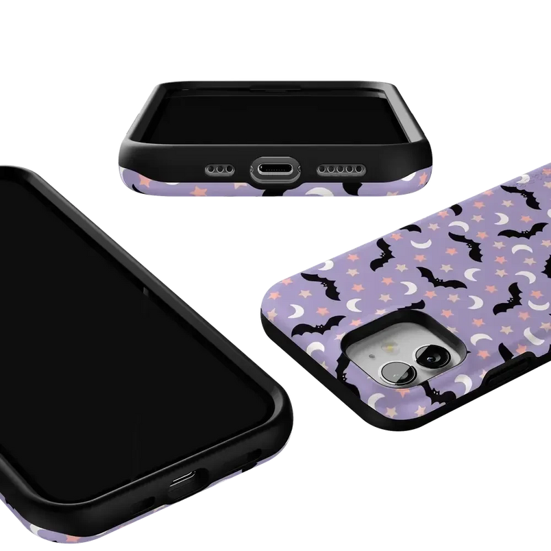 Midnight Flight | Celestial Bats Case Phone Case get.casely 