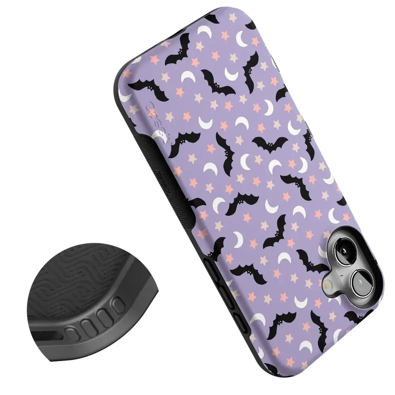 Midnight Flight | Celestial Bats Case Phone Case get.casely 