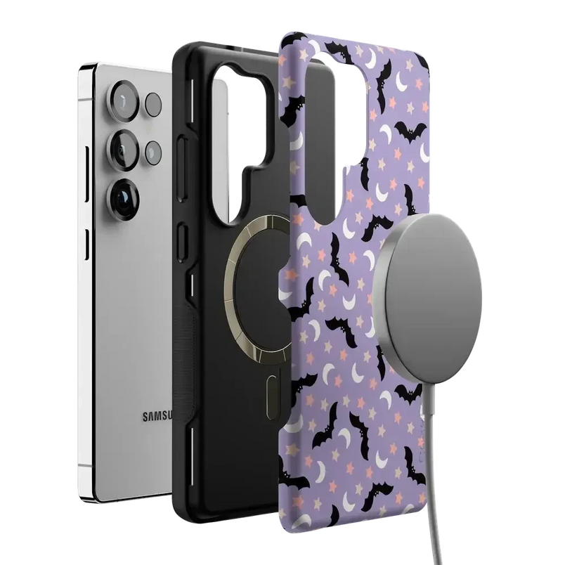 Midnight Flight | Celestial Bats Case Phone Case get.casely 