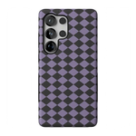 Midnight Hex | Purple Checkered Case Phone Case get.casely Bold Flex + MagSafe® Galaxy S26 Ultra 