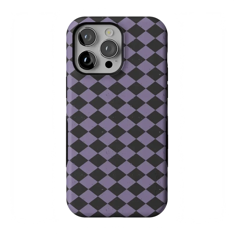 Midnight Hex | Purple Checkered Case Phone Case get.casely Bold Flex + MagSafe® iPhone 14 Pro Max 