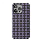 Midnight Hex | Purple Checkered Case Phone Case get.casely Bold Flex + MagSafe® iPhone 14 Pro Max 