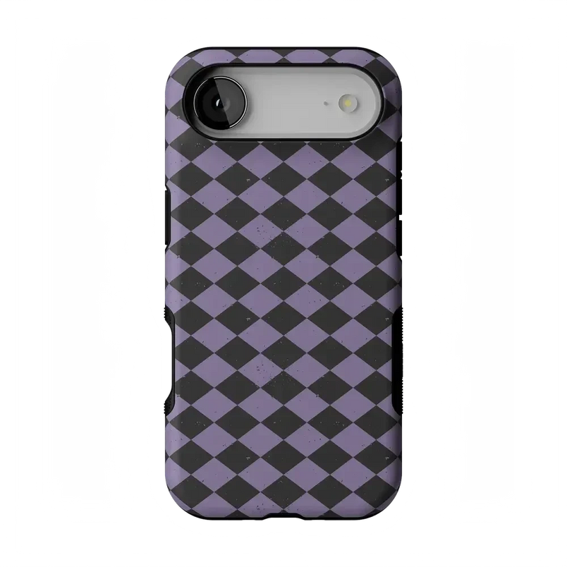 Midnight Hex | Purple Checkered Case Phone Case get.casely Bold Flex + MagSafe® iPhone 17 Air 