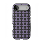 Midnight Hex | Purple Checkered Case Phone Case get.casely Bold Flex + MagSafe® iPhone 17 Air 