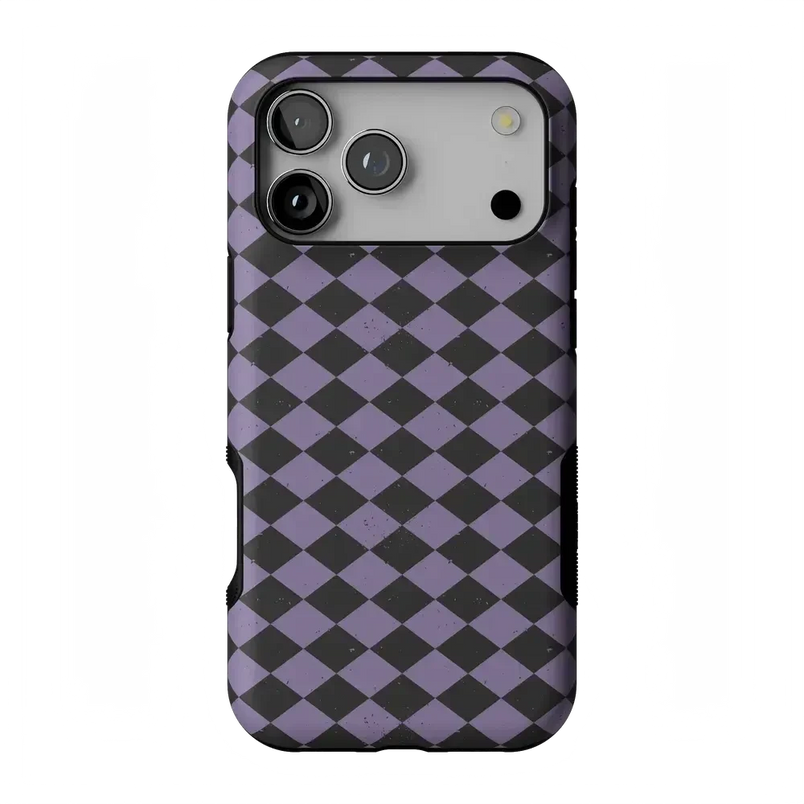 Midnight Hex | Purple Checkered Case Phone Case get.casely Bold Flex + MagSafe® iPhone 17 Pro Max 