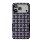 Midnight Hex | Purple Checkered Case Phone Case get.casely Bold Flex + MagSafe® iPhone 17 Pro Max
