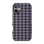 Midnight Hex | Purple Checkered Case Phone Case get.casely Bold Flex + MagSafe® iPhone 17 