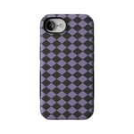 Midnight Hex | Purple Checkered Case Phone Case get.casely Bold Flex + MagSafe® iPhone 17e 
