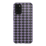 Midnight Hex | Purple Checkered Case Phone Case get.casely Essential Galaxy S20 Plus 