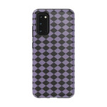 Midnight Hex | Purple Checkered Case Phone Case get.casely Essential Galaxy S20 