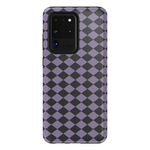 Midnight Hex | Purple Checkered Case Phone Case get.casely Essential Galaxy S20 Ultra 