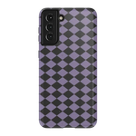 Midnight Hex | Purple Checkered Case Phone Case get.casely Essential Galaxy S21 Plus 