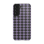 Midnight Hex | Purple Checkered Case Phone Case get.casely Essential Galaxy S21 