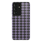 Midnight Hex | Purple Checkered Case Phone Case get.casely Essential Galaxy S21 Ultra 