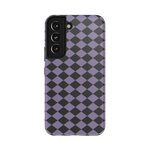 Midnight Hex | Purple Checkered Case Phone Case get.casely Essential Galaxy S22 