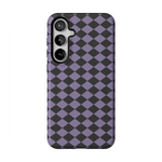 Midnight Hex | Purple Checkered Case Phone Case get.casely Essential Galaxy S24 Plus 