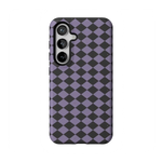 Midnight Hex | Purple Checkered Case Phone Case get.casely Essential Galaxy S24 