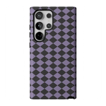 Midnight Hex | Purple Checkered Case Phone Case get.casely Essential Galaxy S24 Ultra 